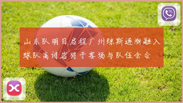 山东队明日启程广州琼斯逐渐融入球队高诗岩将于客场与队伍会合